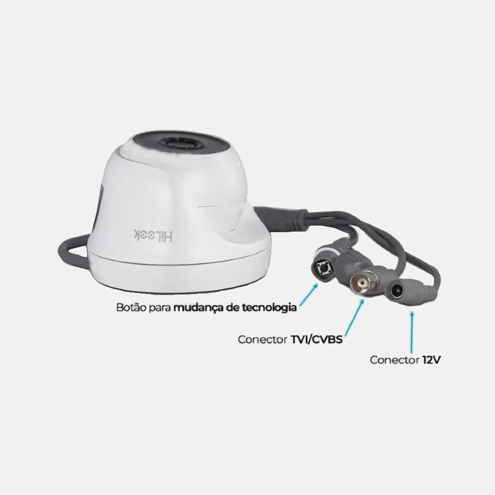 Câmera Dome Turbo HD 1MP 720P 20m HL1001 HiLook - Image 2