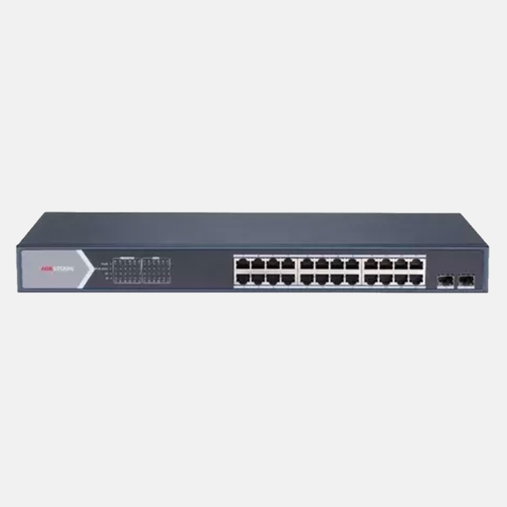 Switch PoE 24 Portas Gerenciado 24 (10/100/1000 PoE) 1 (1000M Uplink) 1 (SFP Gigabit) DS-3E1526P-SI Hikvision - Image 3