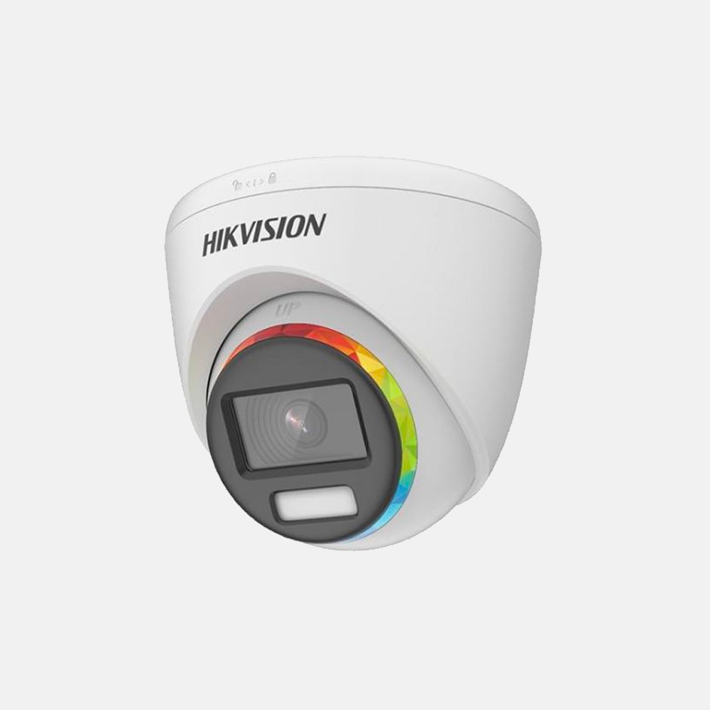 Câmera de Segurança Dome DS-2CE72DF8T-F Analógica Colorvu 2 MP Hikvision (2.8mm)
