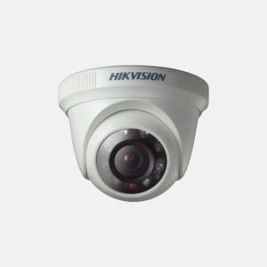 Câmera Dome Hikvision IR 20m 1mp HD 720p 2,8mm DS-2CE56C0T-IRPF