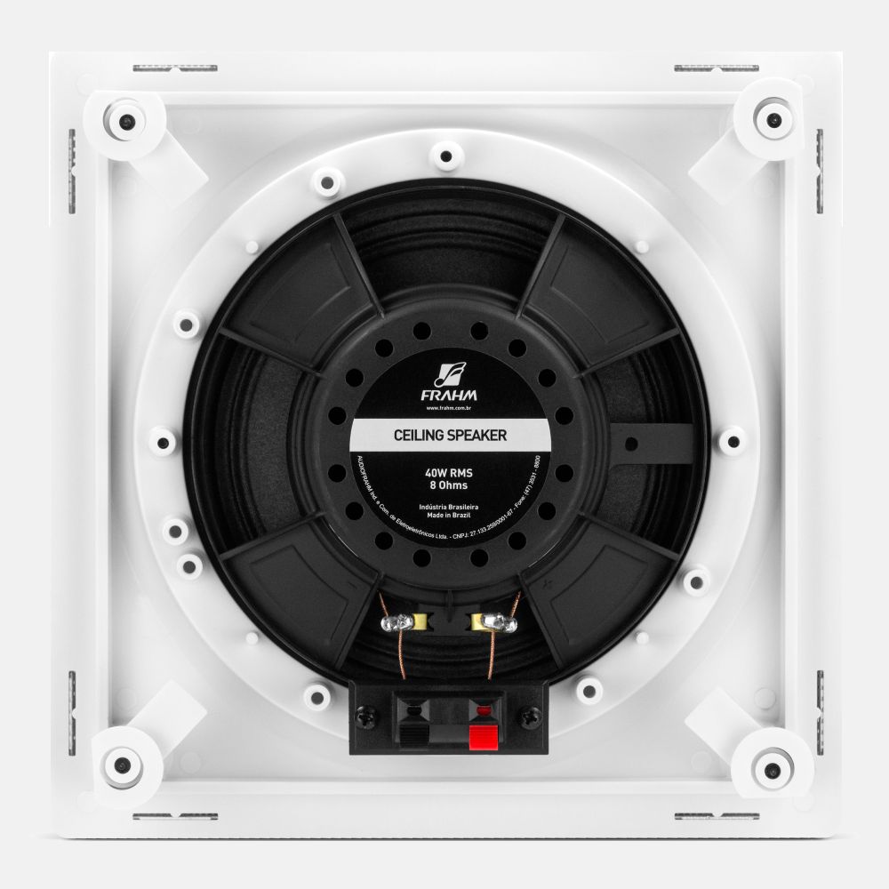 Caixa De Som De Embutir Arandela Frahm 31832 6 Polegadas 8 Ohms 40W RMS Branca Quadrada - Image 2