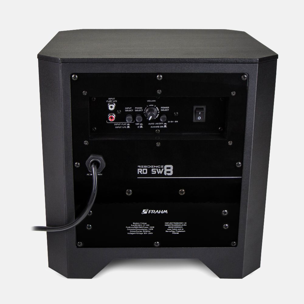 Subwoofer Ativo Frahm Rd SW 8 100W - Image 2