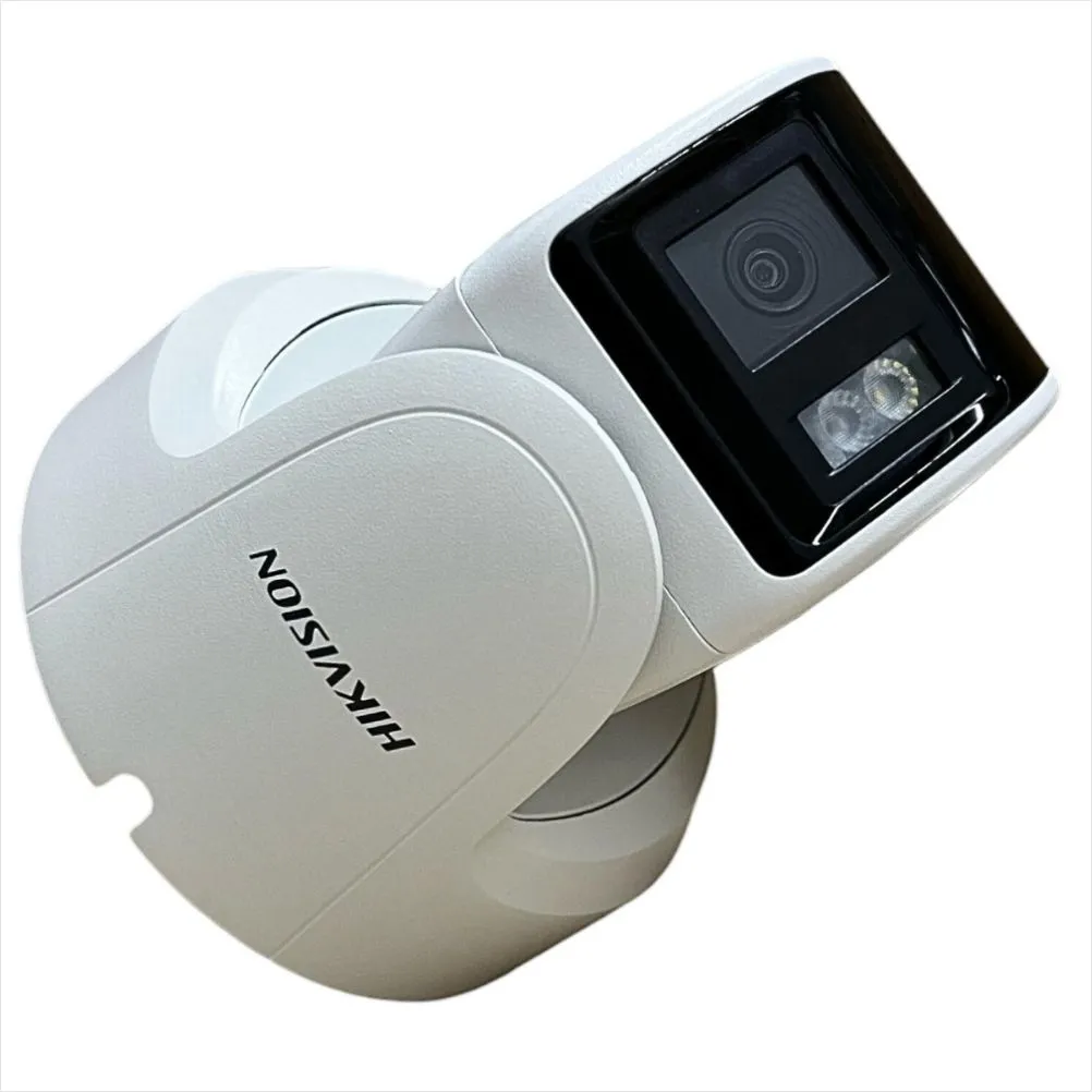 CAMERA IP PANORAMICA 2,8MM DOME 4MP DS-2CD2346G2P-ISU/SL ACUSENSE IR 30M IP67 METAL LUZ STROBE C/AUDIO