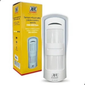 SENSOR IVP PET 30KG EXTERNO SEM FIO DUPLO PIR QUAD + MICROONDAS - 12MTS - 90º - DSE-830i DUO+ - JFL - 36011